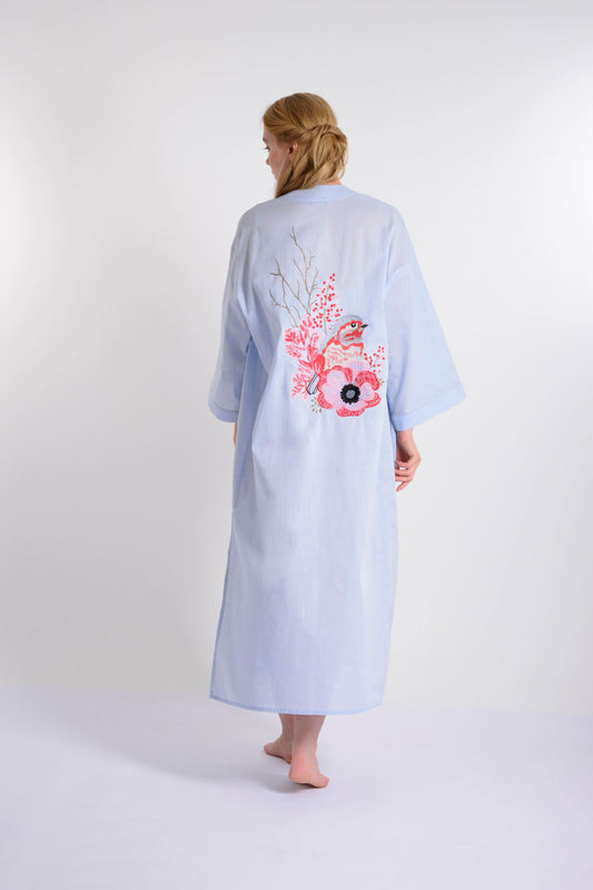 Sparrow Linen Kimono